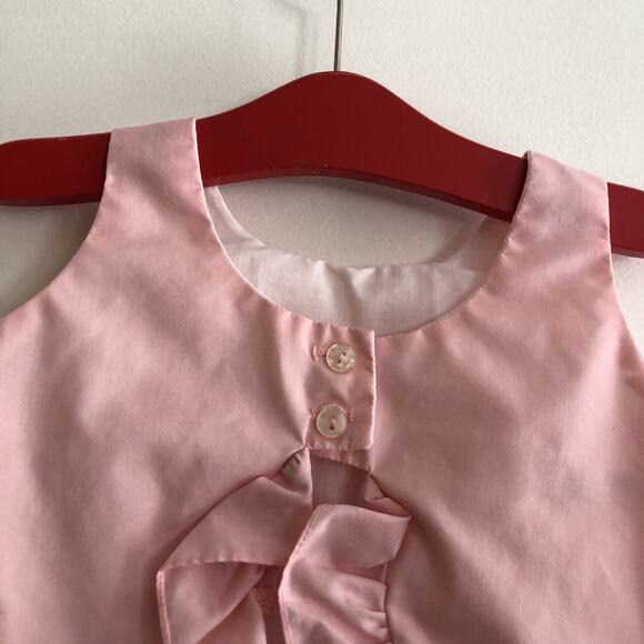 Vintage Pink Open Back Butterfly Top - Picture 4 of 6